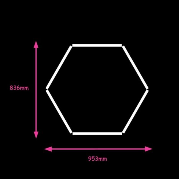 1 hex (set 5 stuks) 83.6 cm x 95.3 cm - Image 2