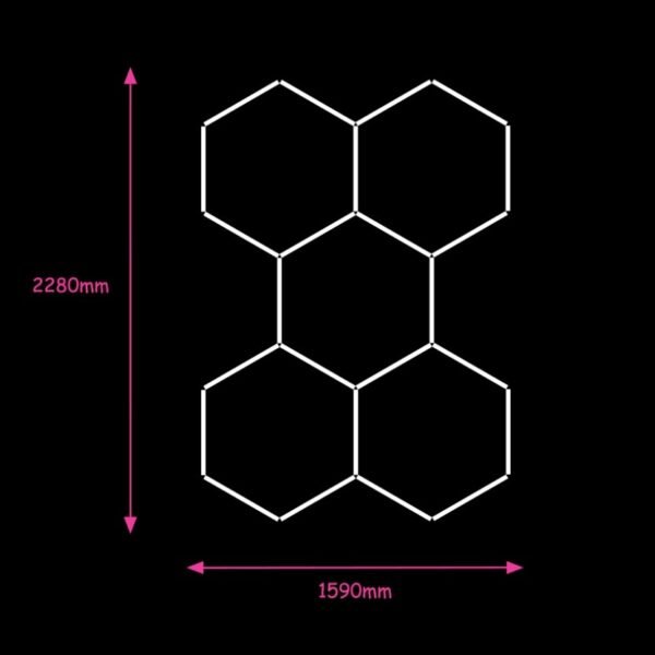 5 hex   228 cm x 159 cm - Image 2